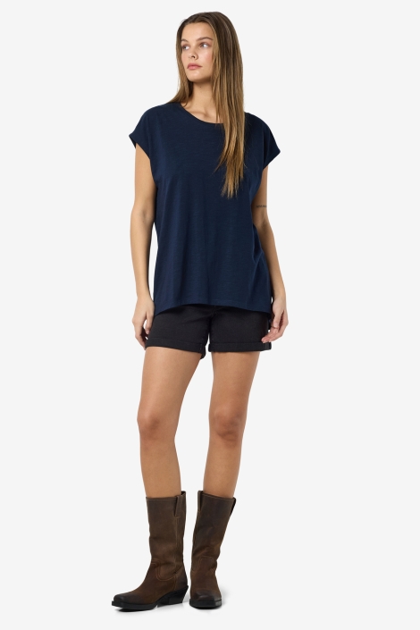 Noisy may nmmathilde s/s loose long top fwd n